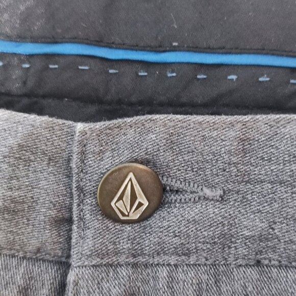 Volcom pants men's size 36 grey colour Frickin Modern Chino Pants style#A1131008 - Picture 8 of 15